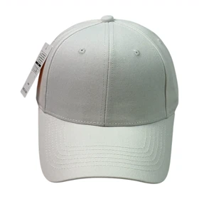 کلاه آفتابی مدل بیسبالی ساده کد 598 (سفید)