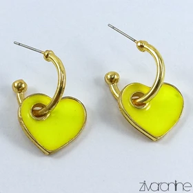 گوشواره ترک طرح قلب 20098