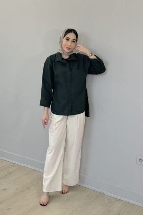 شومیز لینن تابستانه
