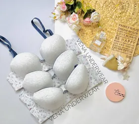 سوتین اسفنجی فانتزی فنردارطرح FLORAL (برند وارداتی BILIM)