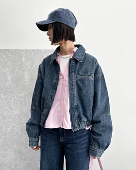 کراپ کت جین برند ZARA✨