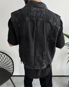 جین وست رنگ ذغالی تیره ICON