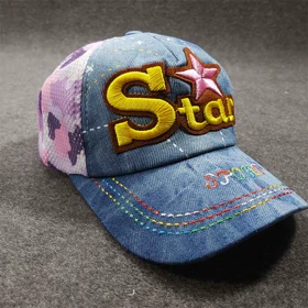 کلاه جین بچه گانه پشت تور STAR