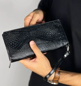 کیف پاسپورتی چرم طبیعی گاوی