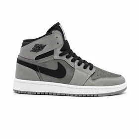کفش و کتانی مردانه ساق‌دار مدل NIKE JORDAN 1 رنگ طوسی کد 21853