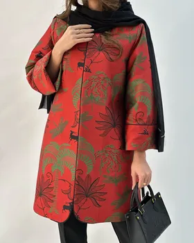 مانتو چهار فصل ژاکارد