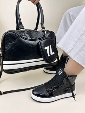 کتانی ساق‌دار زنانه نایک جردن 1 nike jordan1 کد 912