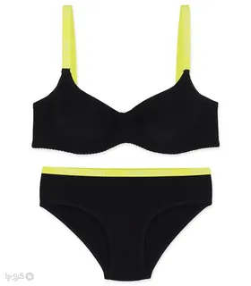 ست شورت و سوتین کاپ‌دار نخی فنردار Misa میسا کد 9025 طرح Victoria's Secret