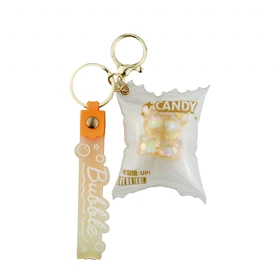 جاکلیدی دخترانه مدل خرس کندی (نارنجی)