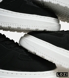 کفش مردانه و زنانه مشکی سفید NIKE AIR FORCE