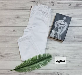 شلوار مام استایل کتان کد 20109