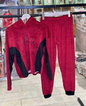 هودی و شلوار سایز بزرگ زنانه الیز کد8715-5-B