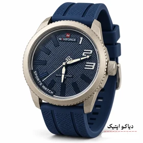 ساعت مچی اورجینال مردانه موتور ژاپن برند نیوی فورس مدل NF9202 بند رابر