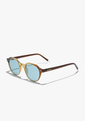 عینک آفتابی دی فرانکلین مدل D.Franklin ULTRA LIGHT S ROUND / TRANS BROWN - TRANS BLUE