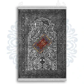 فرشینه از جنس پارچه هازان مخمل ترک طرح گلیم برند دفه کد DDGG 51
