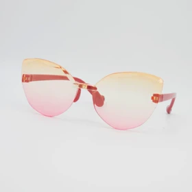 عینک آفتابی بچگانه اسپرت با شیشه‌های ضد اشعه UV (نارنجی قرمز)