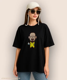 تیشرت لش مردانه و زنانه طرح بریکینگ بد شخصیت والتر وایت کد 884