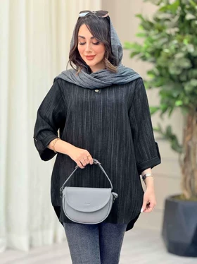 مانتو یقه دو دکمه گیلدا