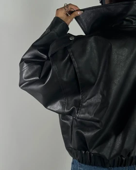 کت چرم جیب پاکتی کد 100138