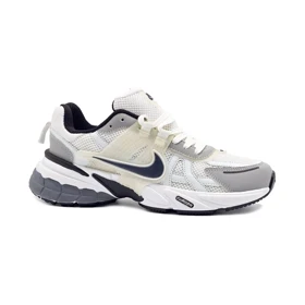 کفش و کتانی اسپرت مردانه مدل نایک کوشلون NIKE V2K رنگ سفید طوسی کد 43328