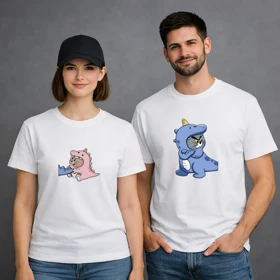 تیشرت ست دو نفره طرح تام و جری Tom and Jerry