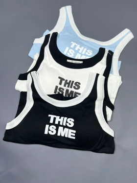 تاپ کاپ‌دار پنبه 4 طرح (سفید)