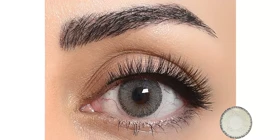 لنز طبی رنگی فصلی فستیوال (پلی ویو سابق) Festival (Polyvue) (Golden Yellow (طوسی دورمشکی))