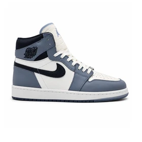 کفش و کتانی مردانه و زنانه ساق‌دار مدل NIKE JORDAN 1 رنگ آبی مشکی کد 2199