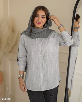مانتو شومیزی مدل ایلایدا کد 2206