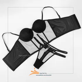 ست کرستی مشکی اسفنج دار برند نوشه پوش