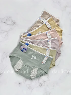 شورتکس قاعدگی نخی طرح خرگوشی