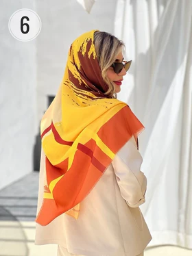 روسری نخی طرحدار کد 175 (کد۶)