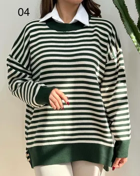 پلیور بافت راه‌راه