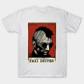 تیشرت راننده تاکسی | تیشرت Taxi Driver طرح Taxi driver movie art کد 117644