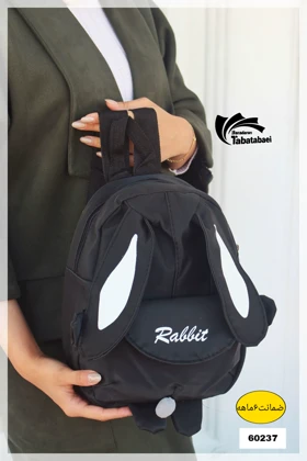 کیف کوله دخترانه مدل Rabbit مشکی