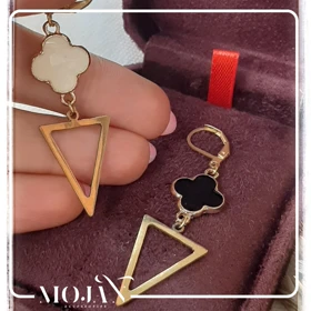 گوشواره استیل مثلثی ونکلیف
