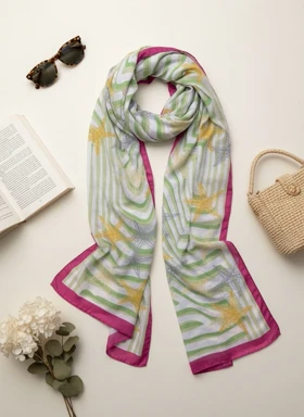 شال حریر ستاره