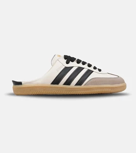 کفش آدیداس سامبا اسلاید کرم مشکی مدل 9175 کتانی Adidas Samba مردانه و زنانه