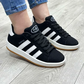 کفش و کتانی زنانه مدل ADIDAS_CAMPUS آدیداس کامپوس رنگ مشکی سفید