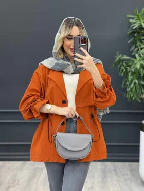 مانتو لینن ژیله دار دلوین