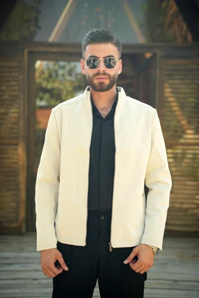 کاپشن چرم صنعتی مدل 2533