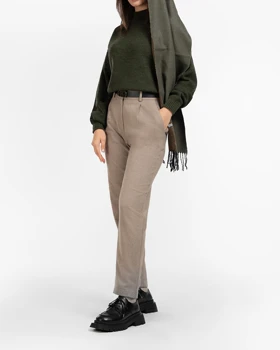 بافت کراپ زنانه یقه گرد کد L0901