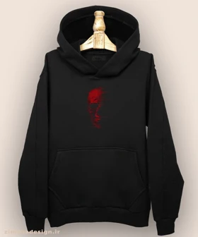 هودی مردانه و زنانه طرح اسکلت مرگ کد 931