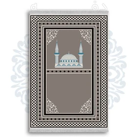 فرشینه از جنس پارچه هازان مخمل ترک طرح سجاده برند دفه کد DSJ 8