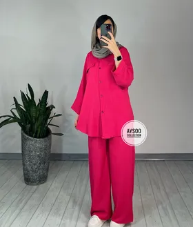 ست مانتو و شلوار شکوه