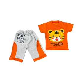 ست تیشرت و شلوارک پسرانه مدل PJ1023