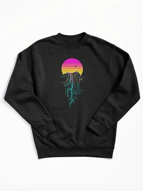 دورس طرح Synth Mountain Sunrise