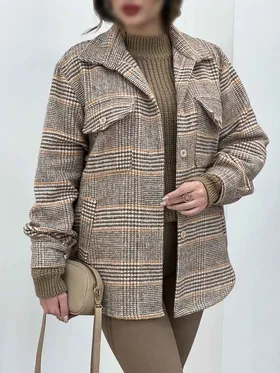 شکت چهارخونه جیب پاکتی ثنا