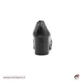کفش پاشنه‌دار مجلسی چرم زنانه mrc2118-07