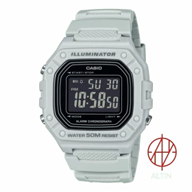 ساعت مچی دیجیتال کاسیو Casio مدل W-218H-8BVDF – طوسی روشن با تم اسپرت